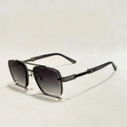 Aviator Sunglasses Metal Frame Gradient Lens – Draven