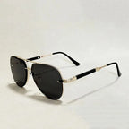 Aviator Sunglasses Metal Frame Gradient Lenses – Soren