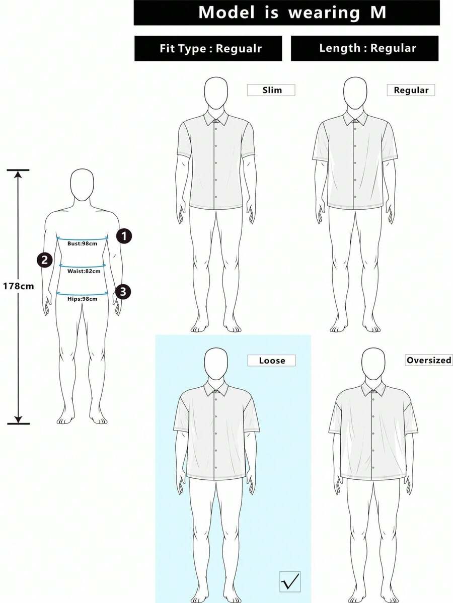 Mens Short Sleeve Button-Down Shirt Polyester Blend Regular Fit – Faldon