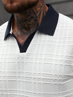 Mens Polo Shirt Contrast Binding Knit Short Sleeve – Valron