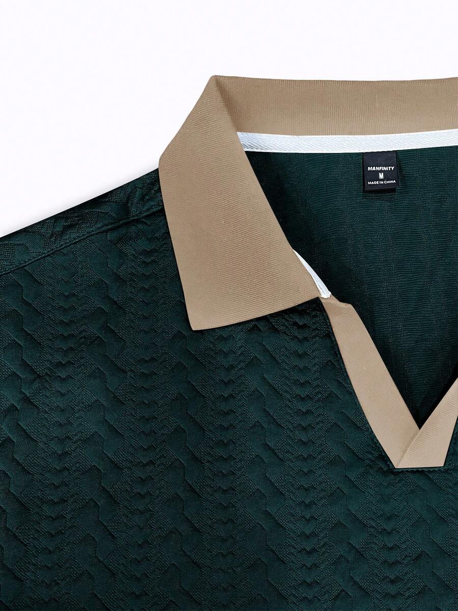 Mens Polo Shirt Contrast Binding Knit Short Sleeve – Valron