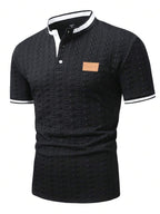 Mens Polo Shirt Contrast Binding Knit Short Sleeve – Valron