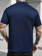 Mens Polo Shirt Contrast Binding Knit Short Sleeve – Valron