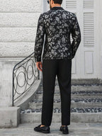 Mens Trouser Suit Shawl Collar Blazer Two-Piece Set – Vandro