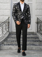 Mens Trouser Suit Shawl Collar Blazer Two-Piece Set – Vandro