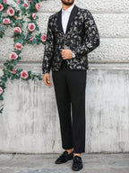 Mens Trouser Suit Shawl Collar Blazer Two-Piece Set – Vandro