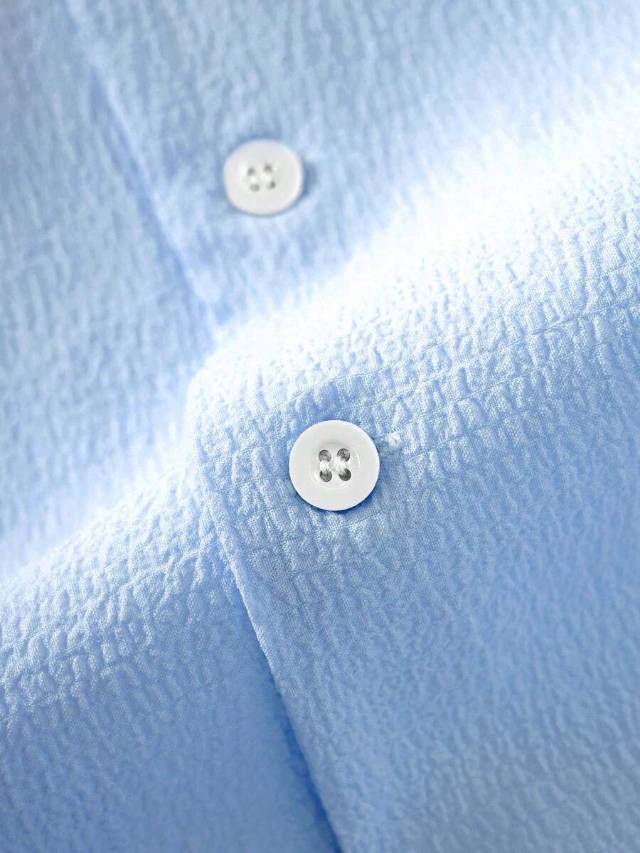 Mens Pant and Shirt Set Jacquard Short Sleeve Button-Up – Tarlen