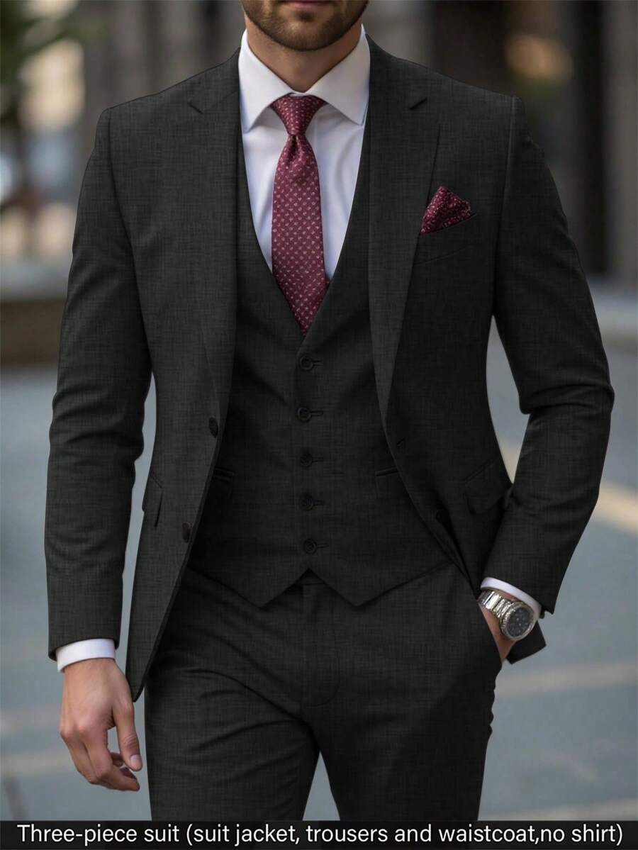 Mens Trouser Suit Shawl Collar Blazer Two-Piece Set – Vandro