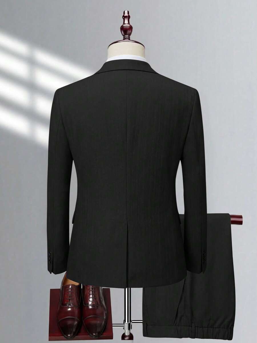 Mens Trouser Suit Shawl Collar Blazer Two-Piece Set – Vandro
