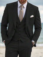 Mens Trouser Suit Shawl Collar Blazer Two-Piece Set – Vandro
