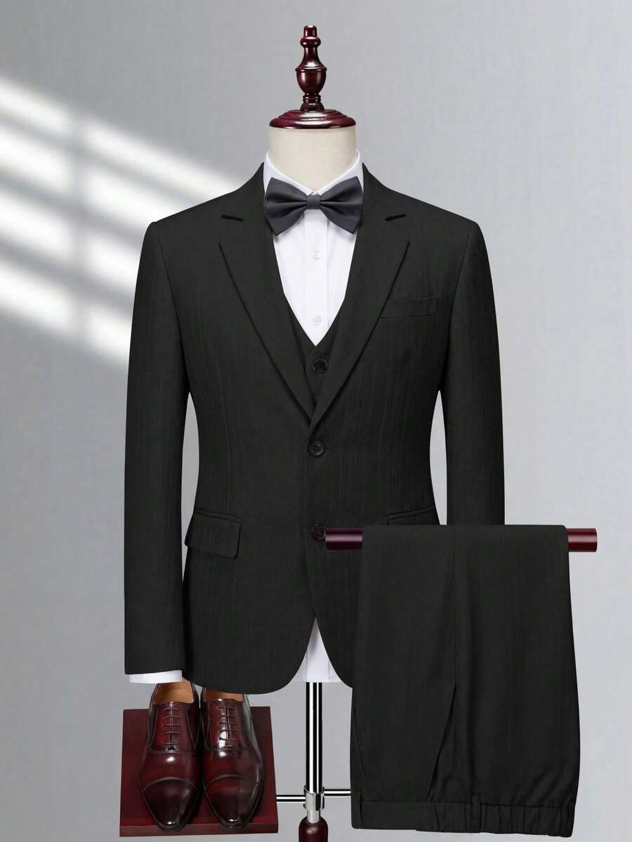 Mens Trouser Suit Shawl Collar Blazer Two-Piece Set – Vandro