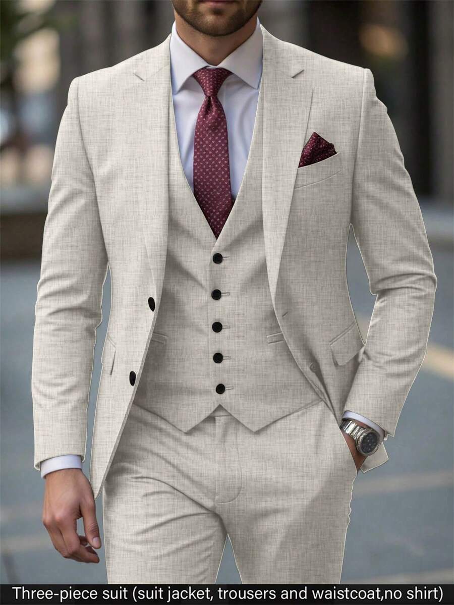 Mens Trouser Suit Shawl Collar Blazer Two-Piece Set – Vandro