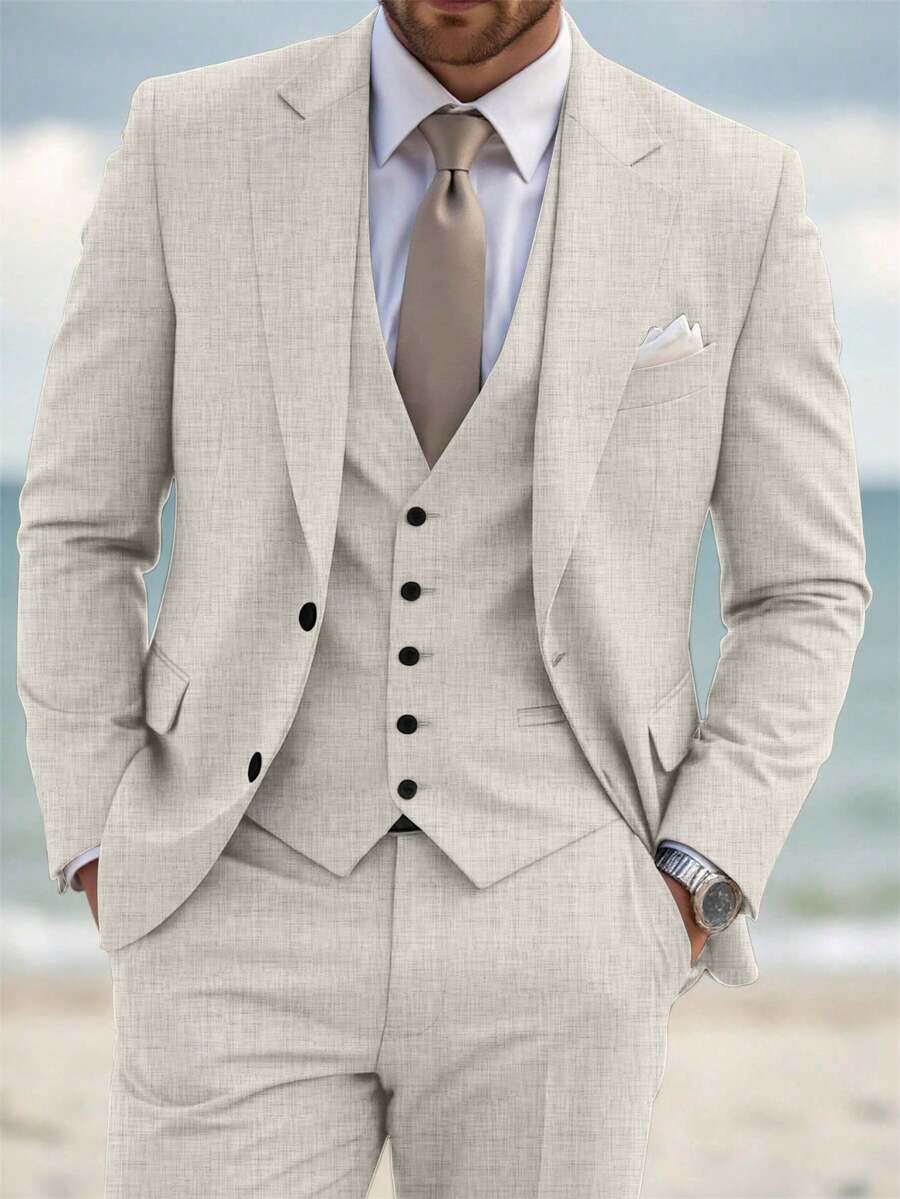 Mens Trouser Suit Shawl Collar Blazer Two-Piece Set – Vandro