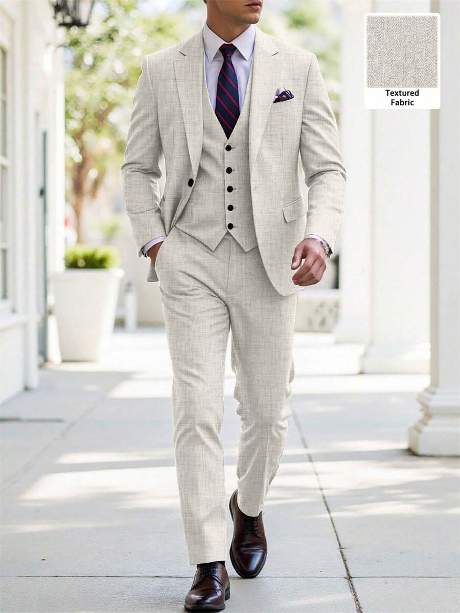 Mens Trouser Suit Shawl Collar Blazer Two-Piece Set – Vandro