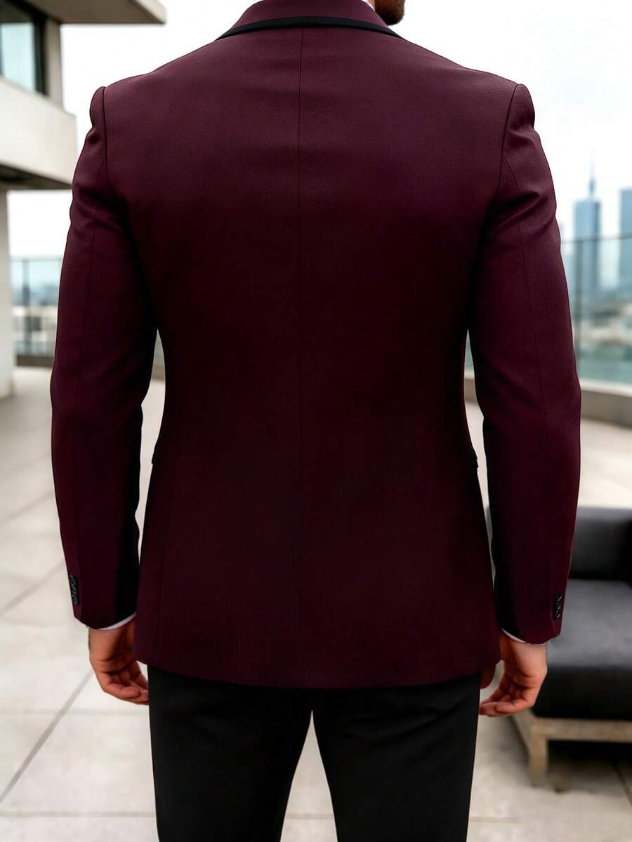 Mens Trouser Suit Shawl Collar Blazer Two-Piece Set – Vandro