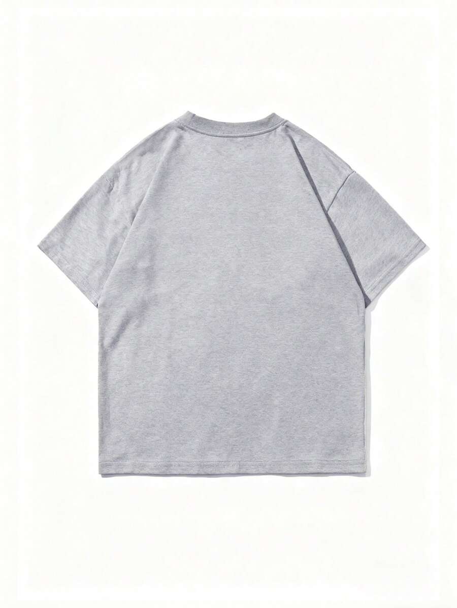 Men's T-Shirt Minimalist Graphic Drop Shoulder Short Sleeve – Corso