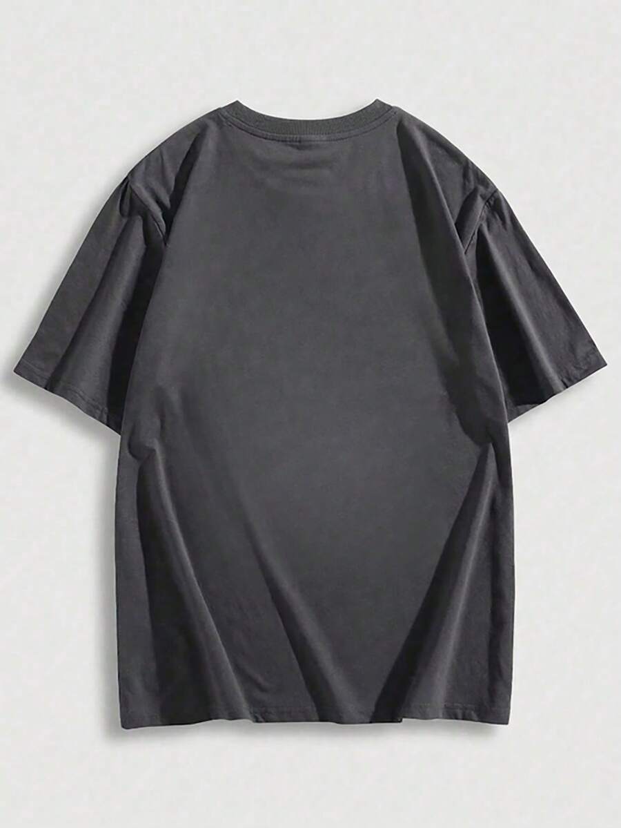 Men's T-Shirt Minimalist Graphic Drop Shoulder Short Sleeve – Corso