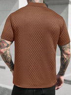 Mens Polo Shirt Contrast Binding Knit Short Sleeve – Valron