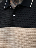 Mens Polo Shirt Contrast Binding Knit Short Sleeve – Valron