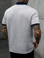 Mens Polo Shirt Contrast Binding Knit Short Sleeve – Valron