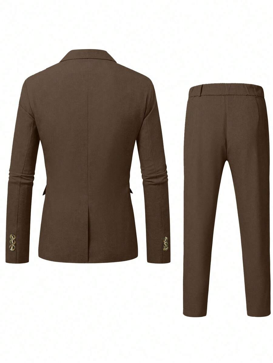 Men's Suit Blazer and Pants Set Slim Business Formal – Garvon