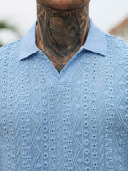 Mens Polo Shirt Contrast Binding Knit Short Sleeve – Valron