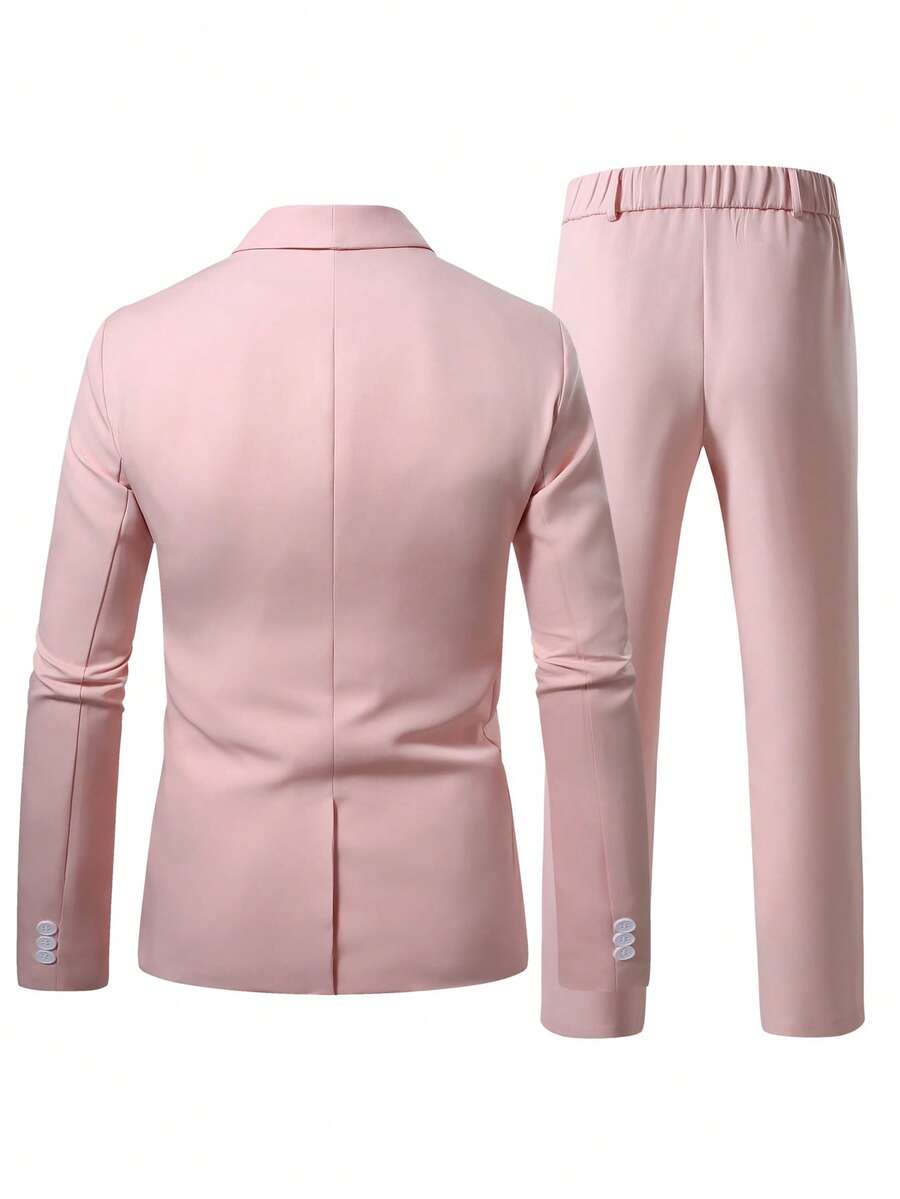 Mens Trouser Suit Shawl Collar Blazer Two-Piece Set – Vandro