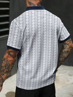 Mens Polo Shirt Contrast Binding Knit Short Sleeve – Valron