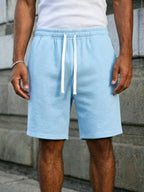 Mens Short Knit Drawstring Waist Casual Short – Talron