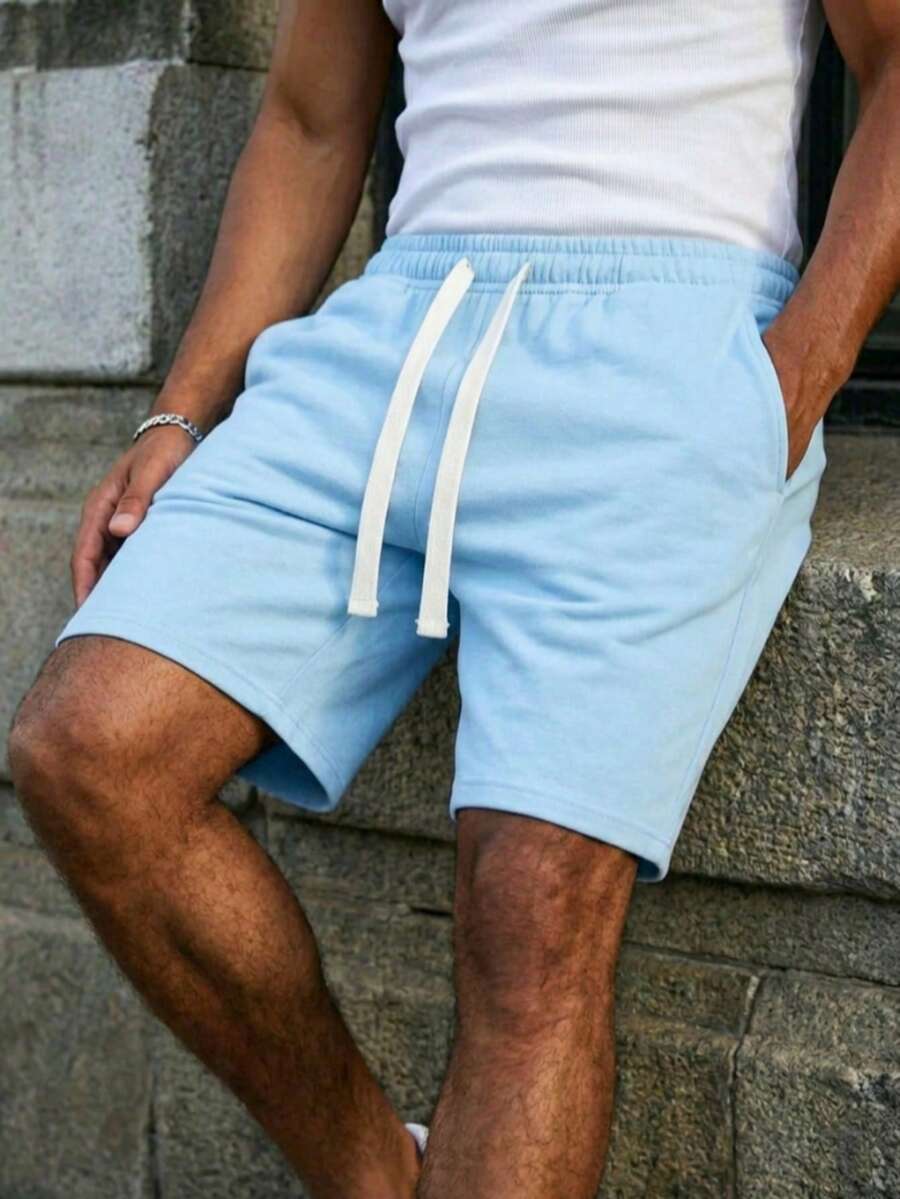 Mens Short Knit Drawstring Waist Casual Short – Talron