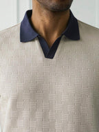 Mens Polo Shirt Contrast Binding Knit Short Sleeve – Valron