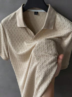 Mens Polo Shirt Contrast Binding Knit Short Sleeve – Valron