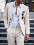Men's Suit Blazer and Pants Set Slim Business Formal – Garvon