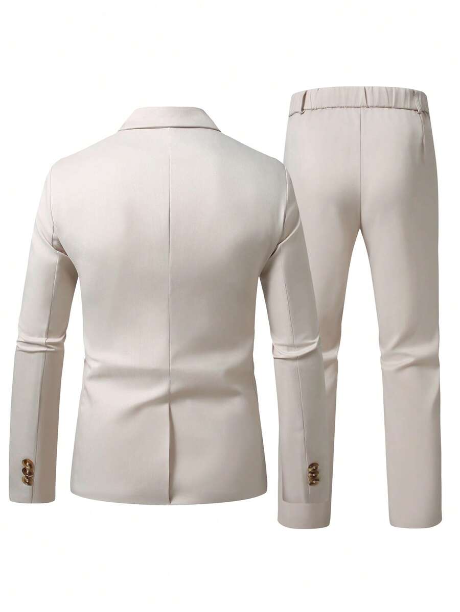 Men's Suit Blazer and Pants Set Slim Business Formal – Garvon