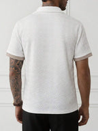Mens Short Sleeve Shirt Solid Color Single-Breasted Casual – Vanto
