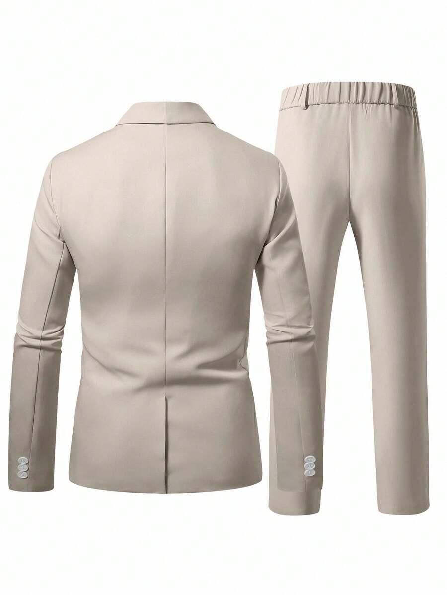 Mens Trouser Suit Shawl Collar Blazer Two-Piece Set – Vandro