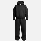 Oversized Hoodie Tracksuit Set Cotton-Blend Fleece Streetwear – Garven