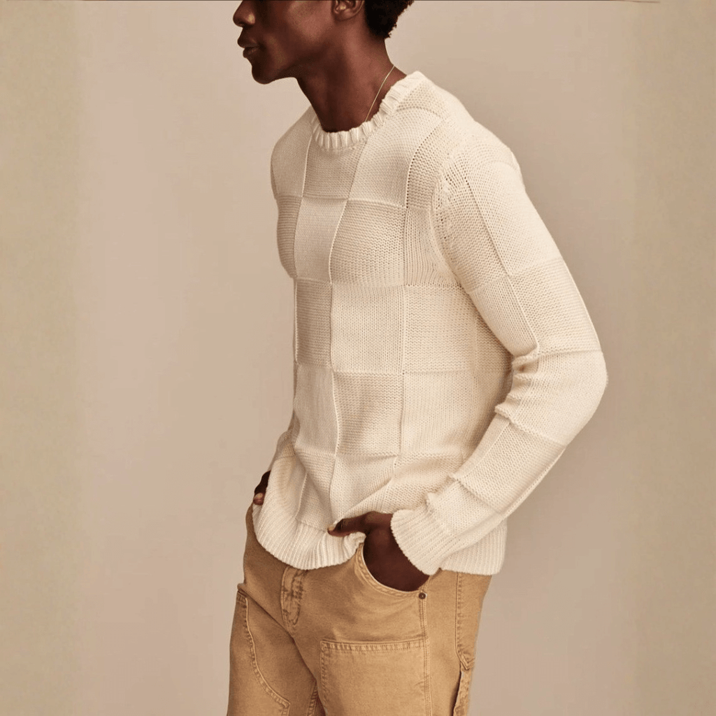 Cansen | Knit Sweater Textured Layering