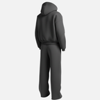 Oversized Hoodie Tracksuit Set Cotton-Blend Fleece Streetwear – Garven