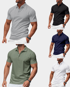 Classic Pique Polo Shirt in Black – Blaze