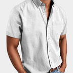 Wrinkle-Free Classic Comfort Shirt in Beige – Rowe