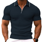 Tailored Fit Polo Shirt Breathable Cotton Short Sleeve – Darro