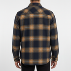 Cotton Flannel Shirt Brushed Texture Button-Down – Farro