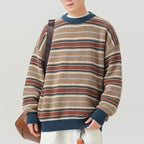 Cernex | Crewneck Sweater Ribbed Knit Drop Shoulder
