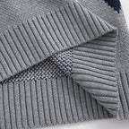 Beldon | Argyle Knit Sweater Structured Collar