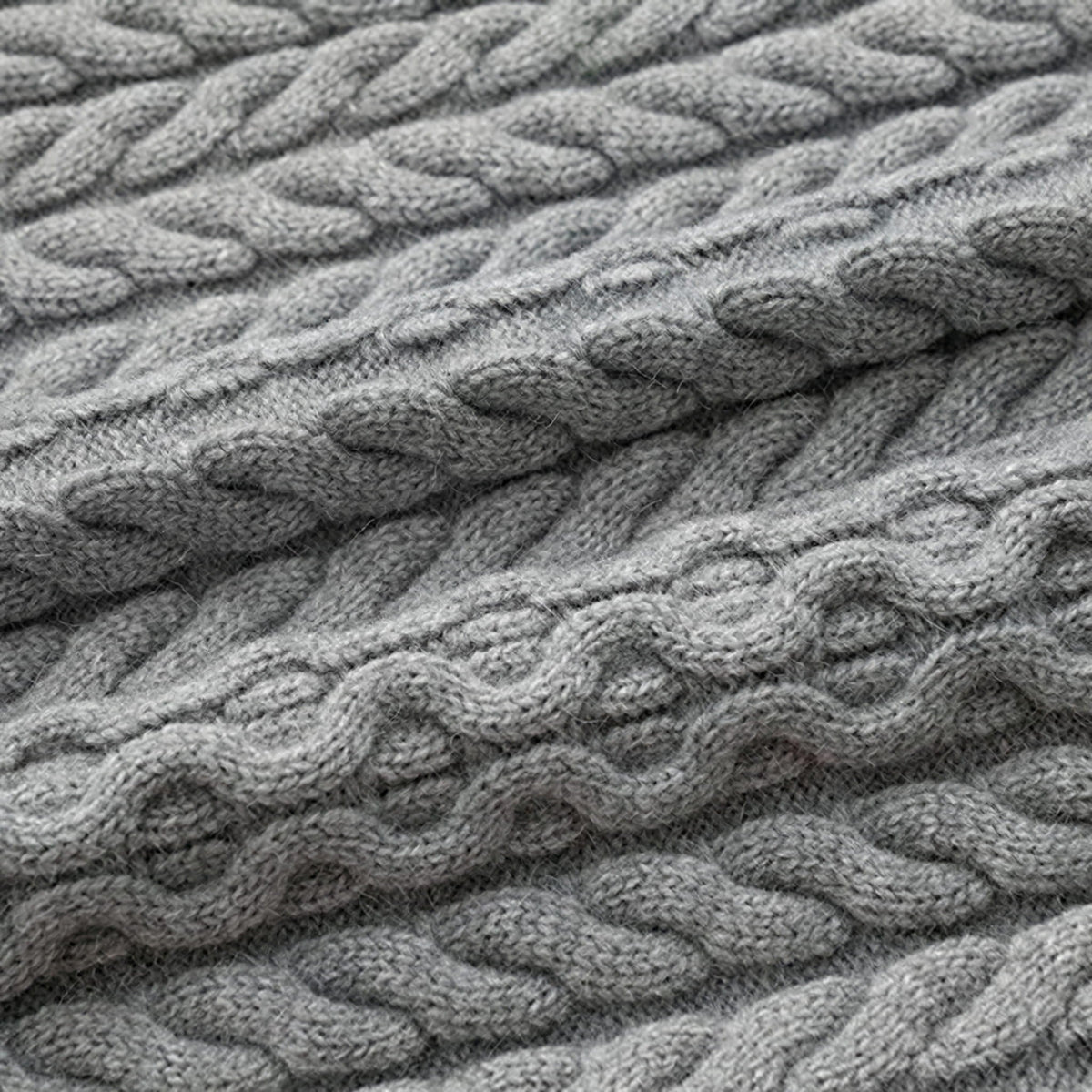 Bentox | Cable Knit Cardigan Full Zip