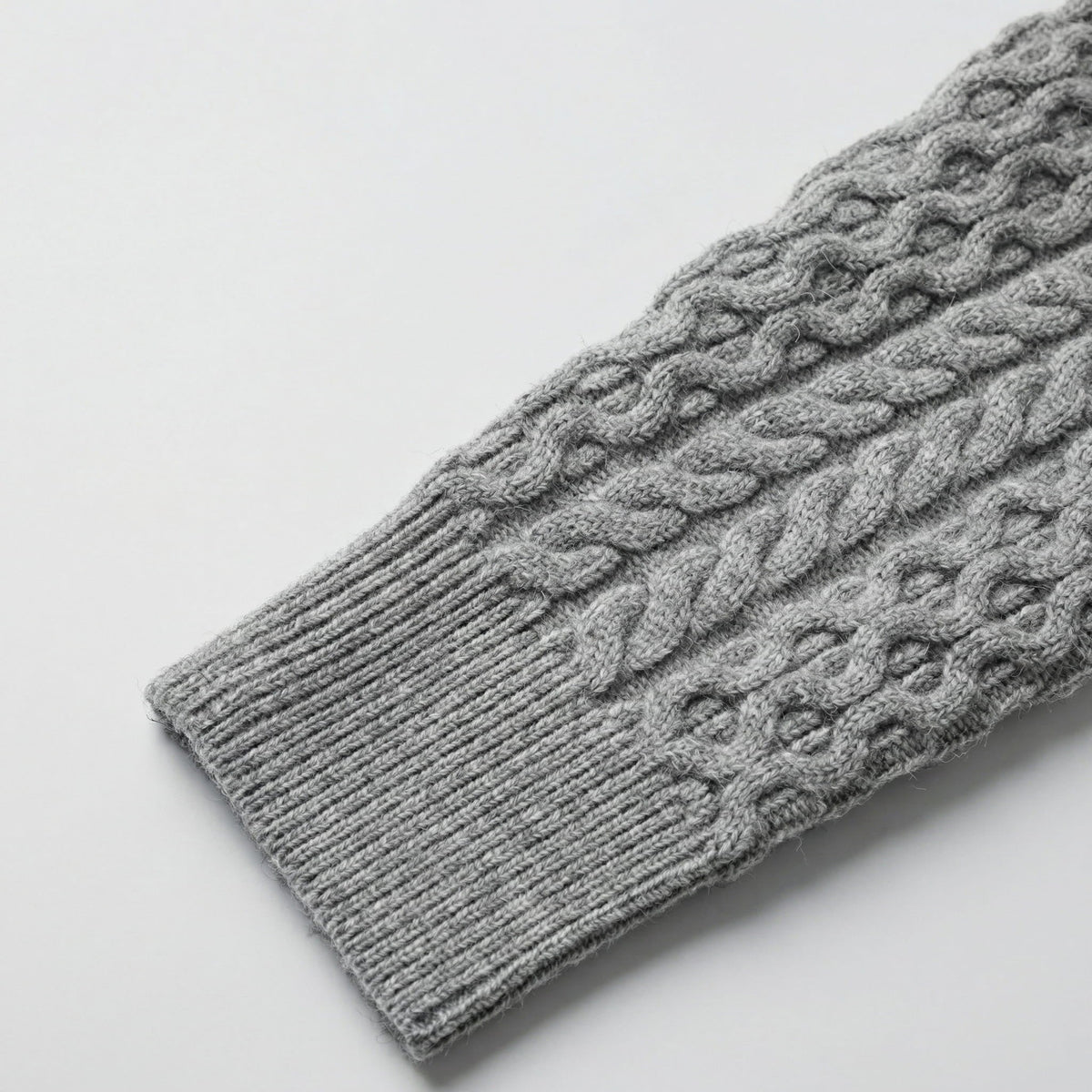 Bentox | Cable Knit Cardigan Full Zip