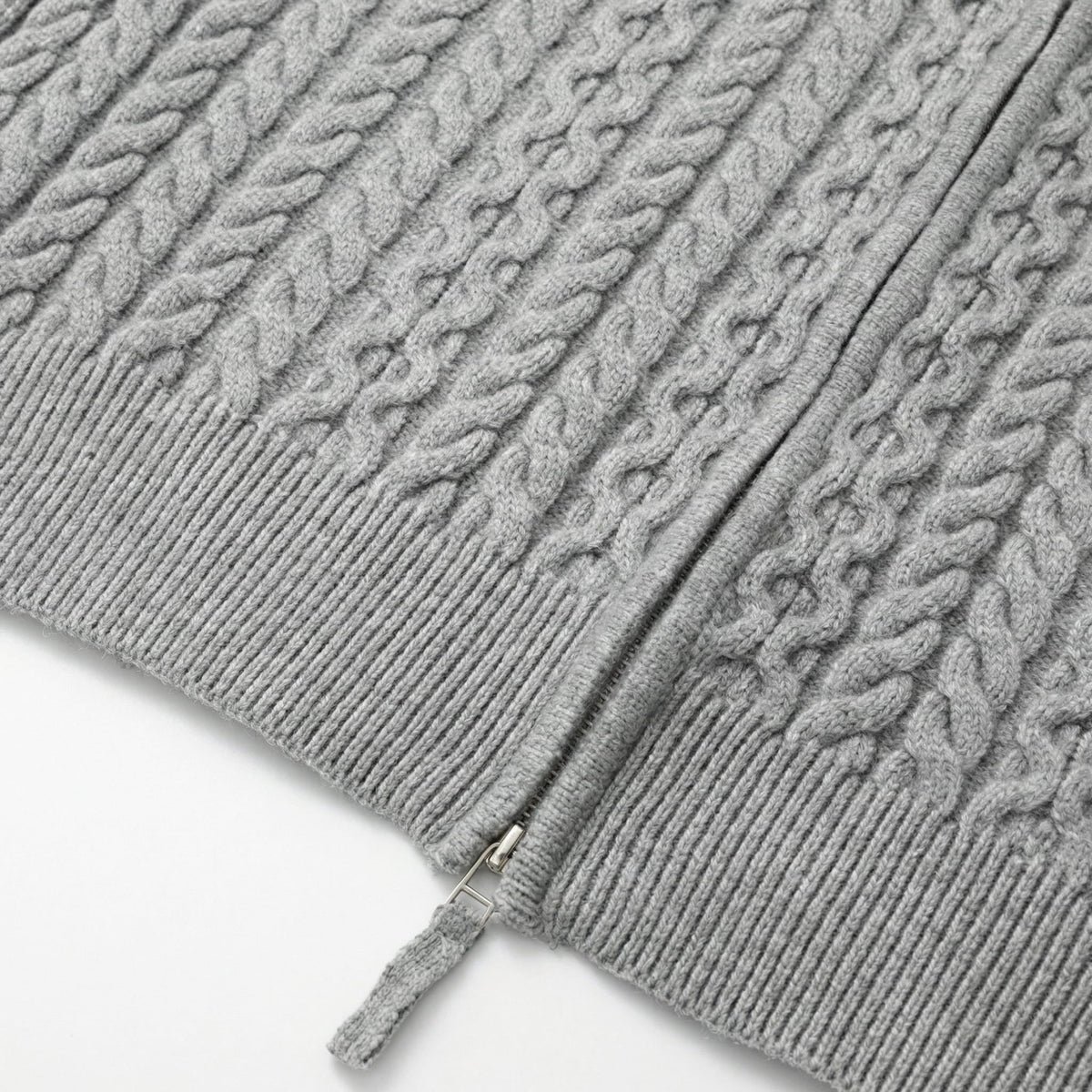 Bentox | Cable Knit Cardigan Full Zip