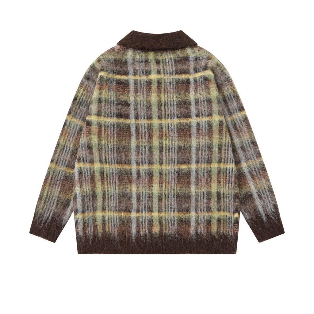 Chorco | Polo Shirt Brushed Knit Patterned