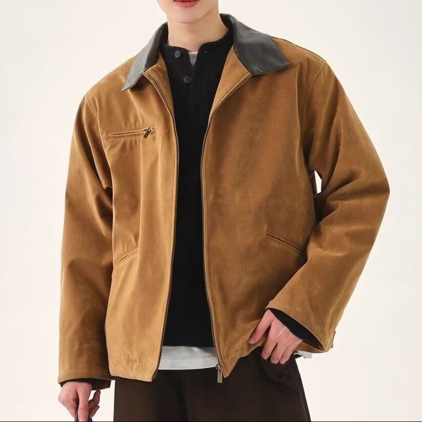 Casvon | Moleskin Coat Full Zip
